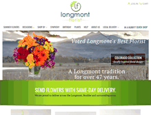 Tablet Screenshot of longmontflorist.com